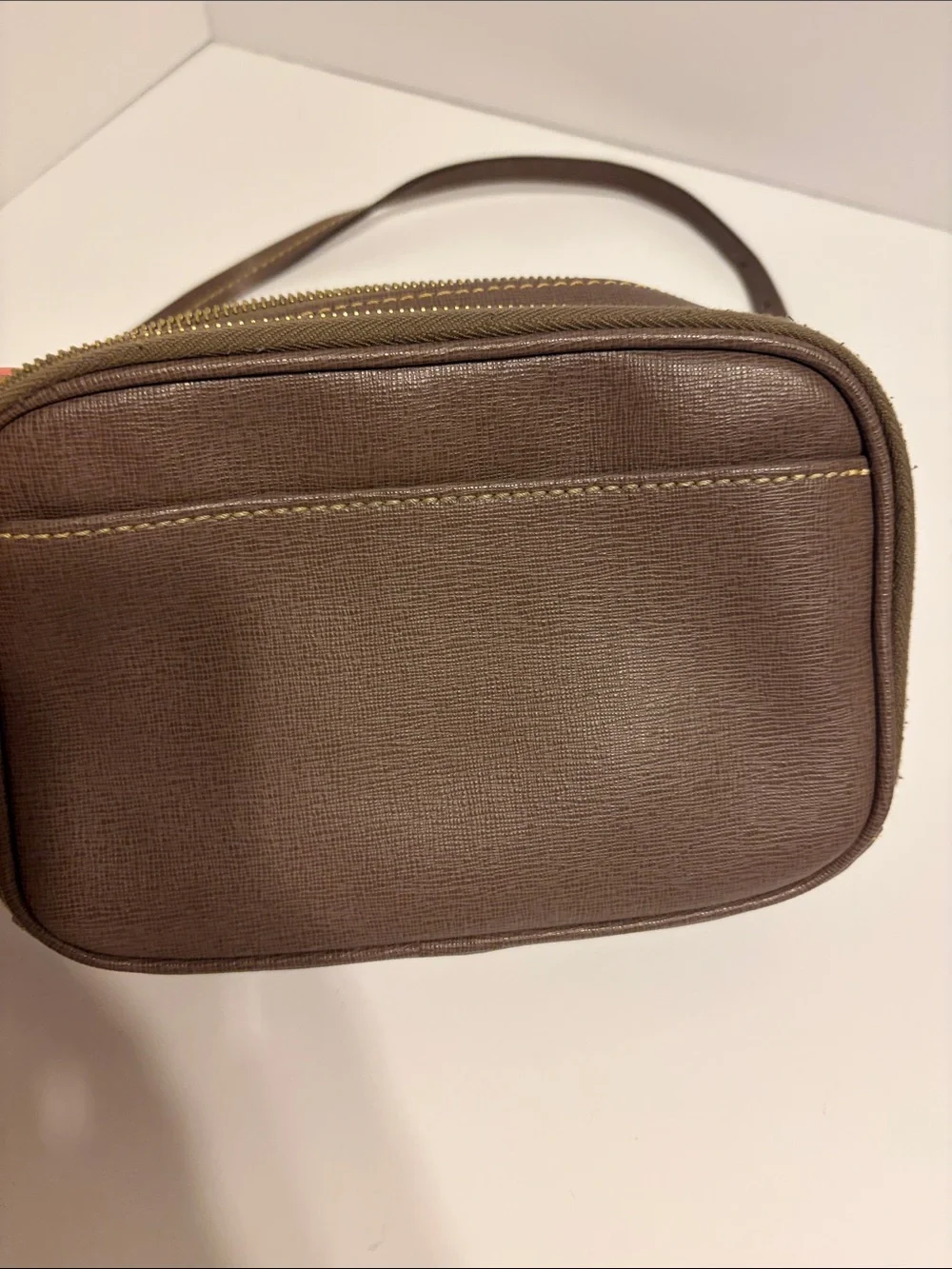 Dooney & Bourke Brown Saffiano Crossbody - Picture 8 of 10